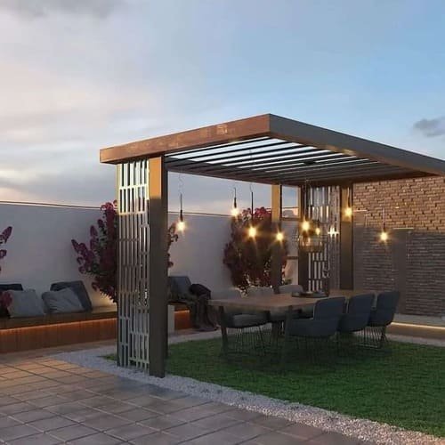 تصميم جلسات خارجية فاخرة في جدة